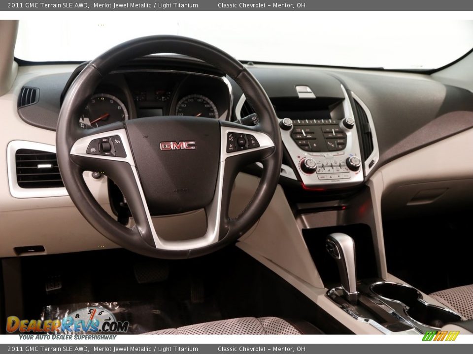 2011 GMC Terrain SLE AWD Merlot Jewel Metallic / Light Titanium Photo #6