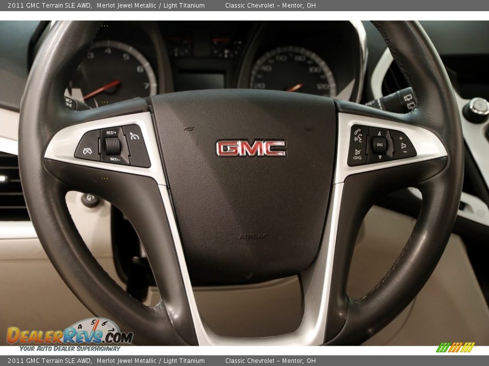 2011 GMC Terrain SLE AWD Merlot Jewel Metallic / Light Titanium Photo #7