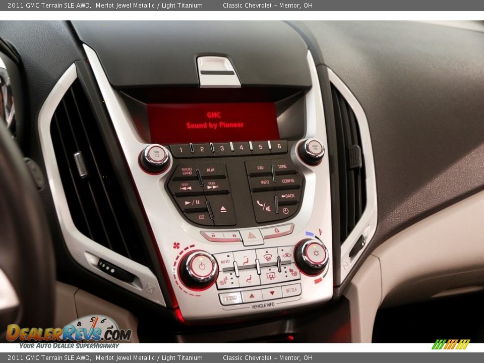 2011 GMC Terrain SLE AWD Merlot Jewel Metallic / Light Titanium Photo #9