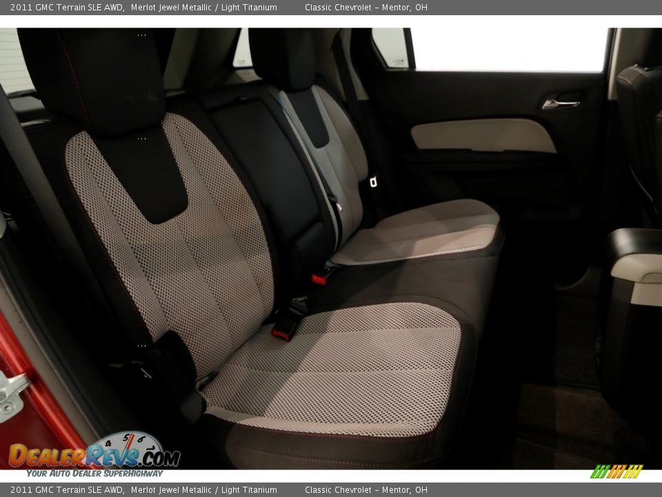 2011 GMC Terrain SLE AWD Merlot Jewel Metallic / Light Titanium Photo #14