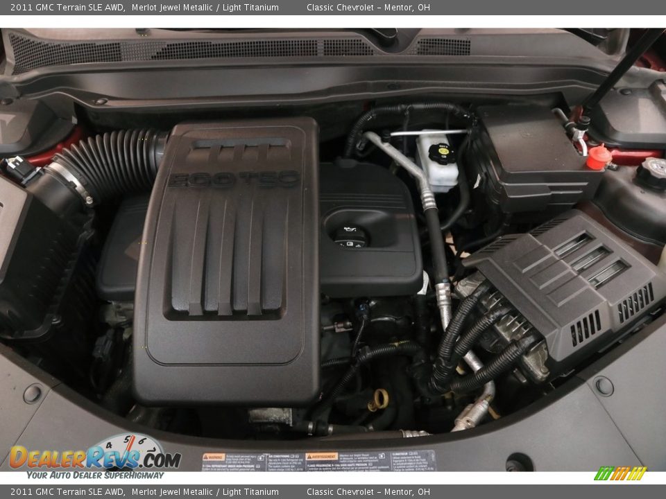 2011 GMC Terrain SLE AWD Merlot Jewel Metallic / Light Titanium Photo #17