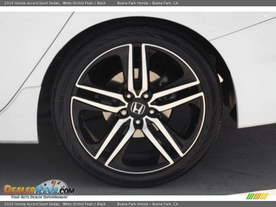 2016 Honda Accord Sport Sedan White Orchid Pearl / Black Photo #34