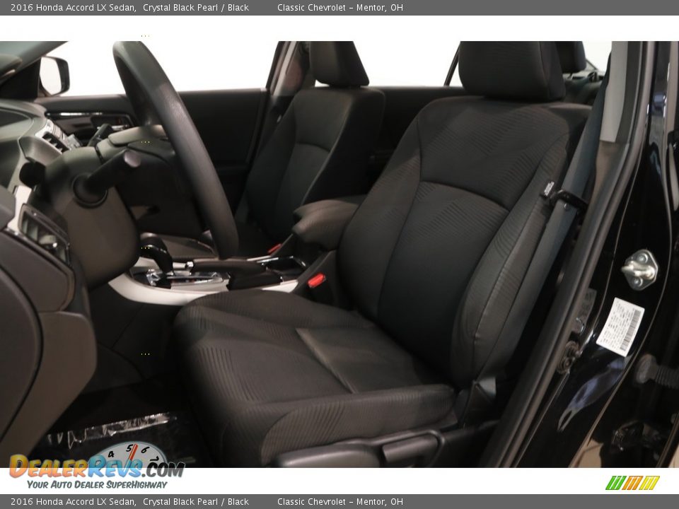 2016 Honda Accord LX Sedan Crystal Black Pearl / Black Photo #5