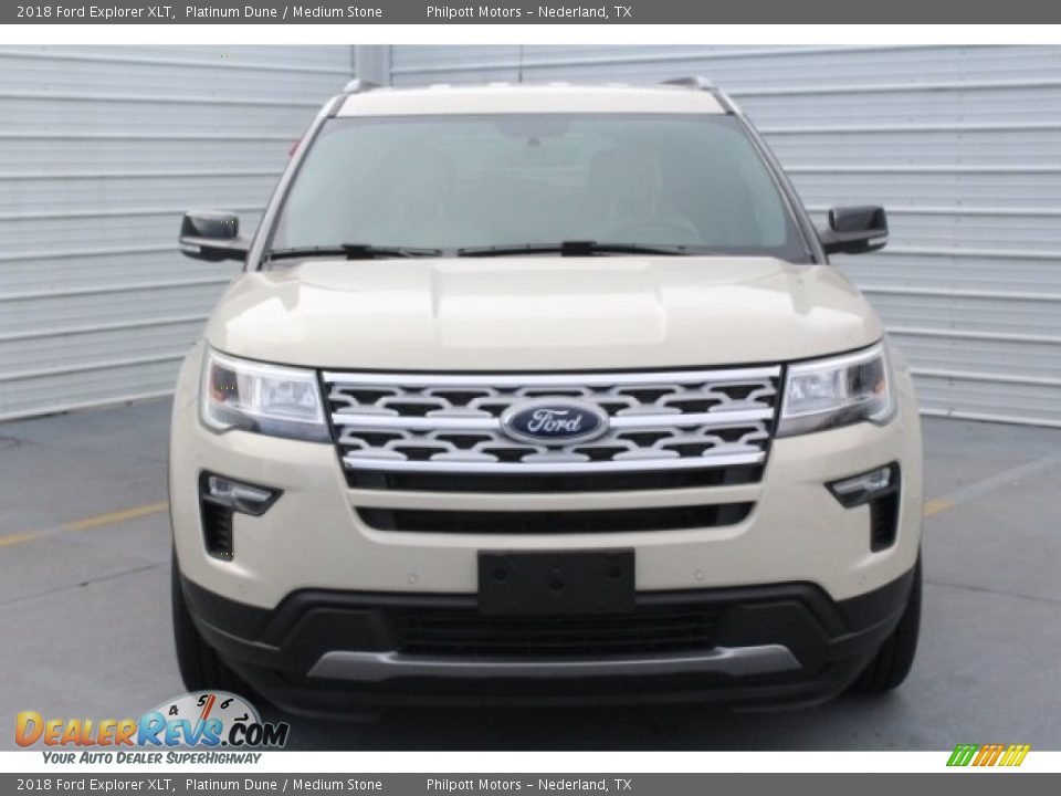 2018 Ford Explorer XLT Platinum Dune / Medium Stone Photo #2