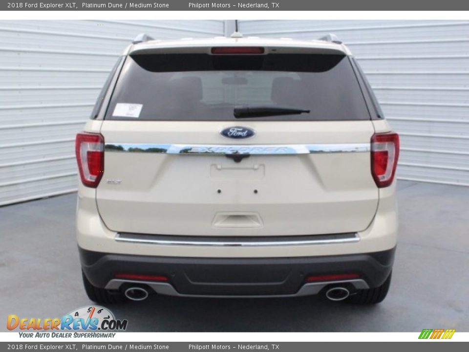 2018 Ford Explorer XLT Platinum Dune / Medium Stone Photo #8