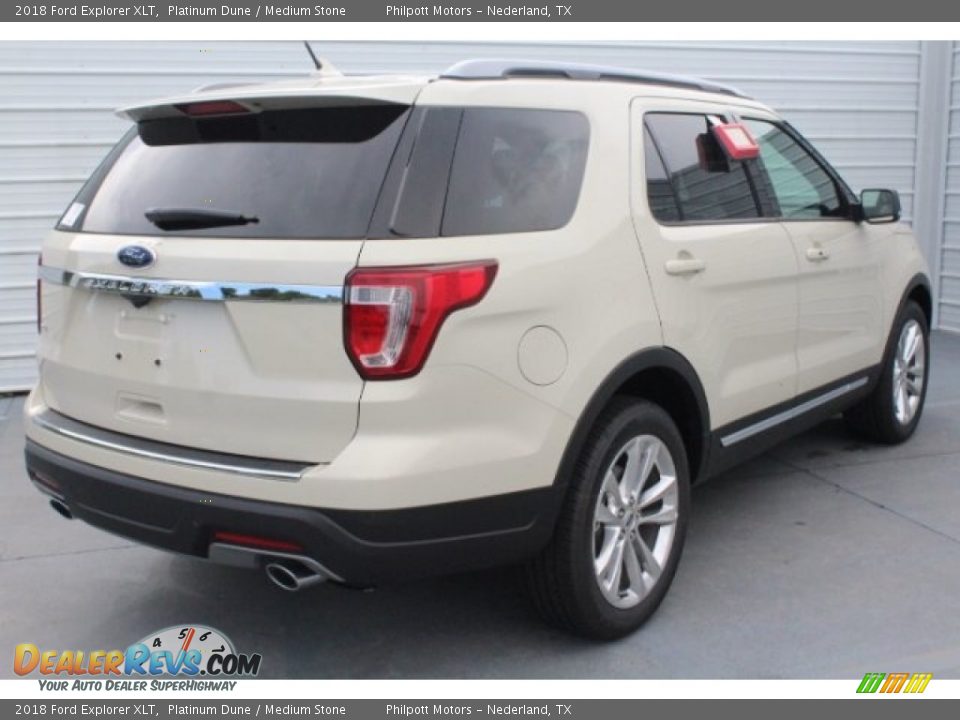 2018 Ford Explorer XLT Platinum Dune / Medium Stone Photo #9