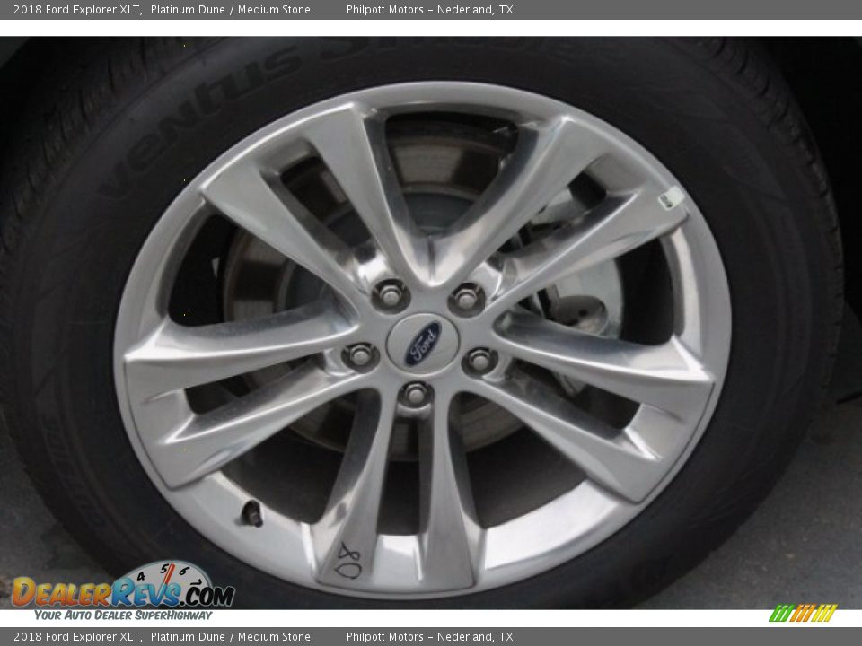 2018 Ford Explorer XLT Platinum Dune / Medium Stone Photo #11