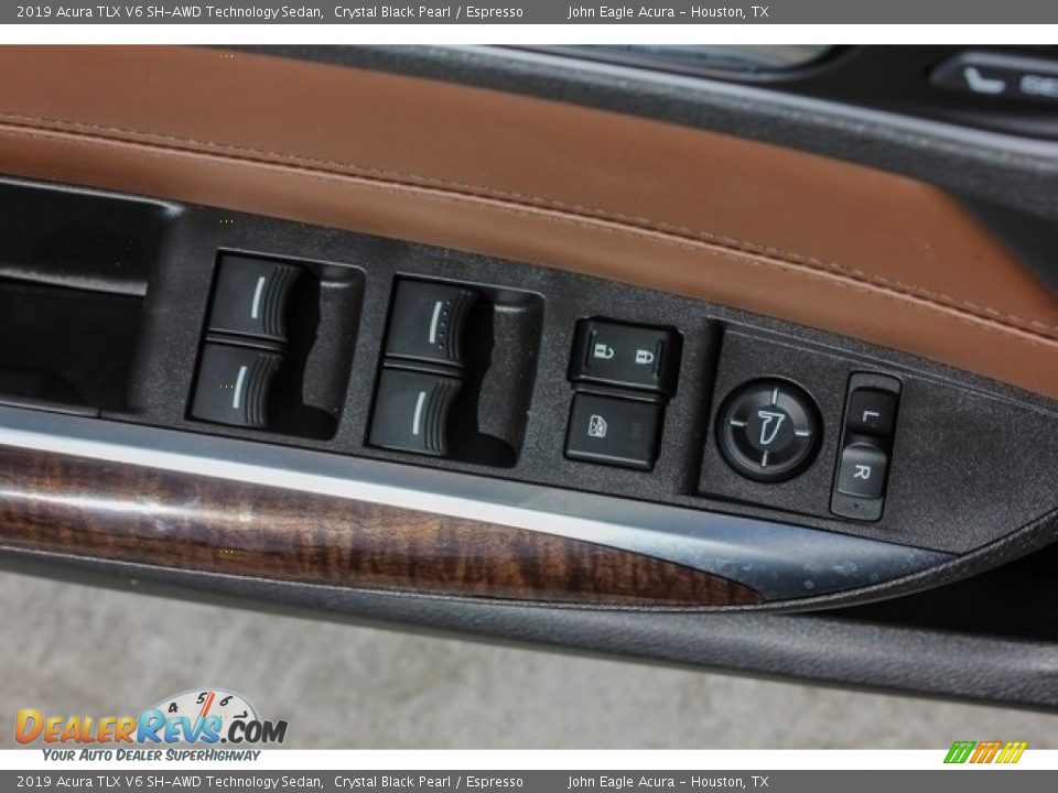 2019 Acura TLX V6 SH-AWD Technology Sedan Crystal Black Pearl / Espresso Photo #12