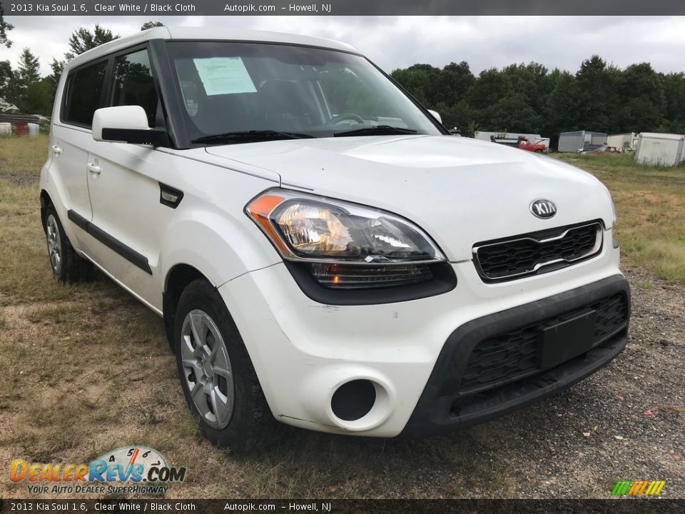 2013 Kia Soul 1.6 Clear White / Black Cloth Photo #8