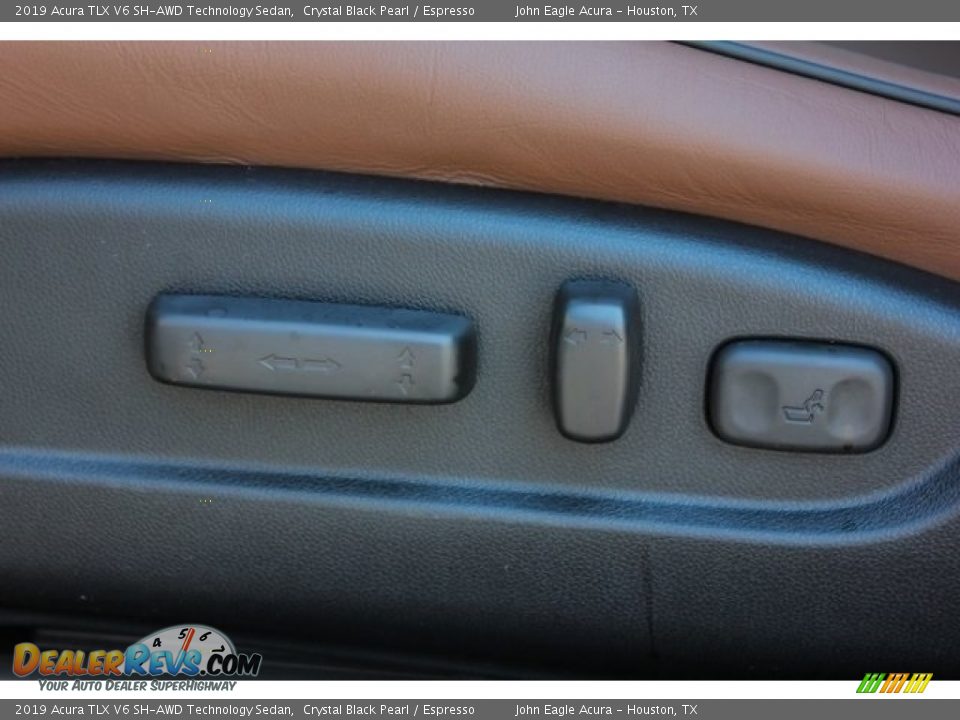 2019 Acura TLX V6 SH-AWD Technology Sedan Crystal Black Pearl / Espresso Photo #13