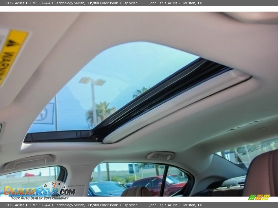 2019 Acura TLX V6 SH-AWD Technology Sedan Crystal Black Pearl / Espresso Photo #14