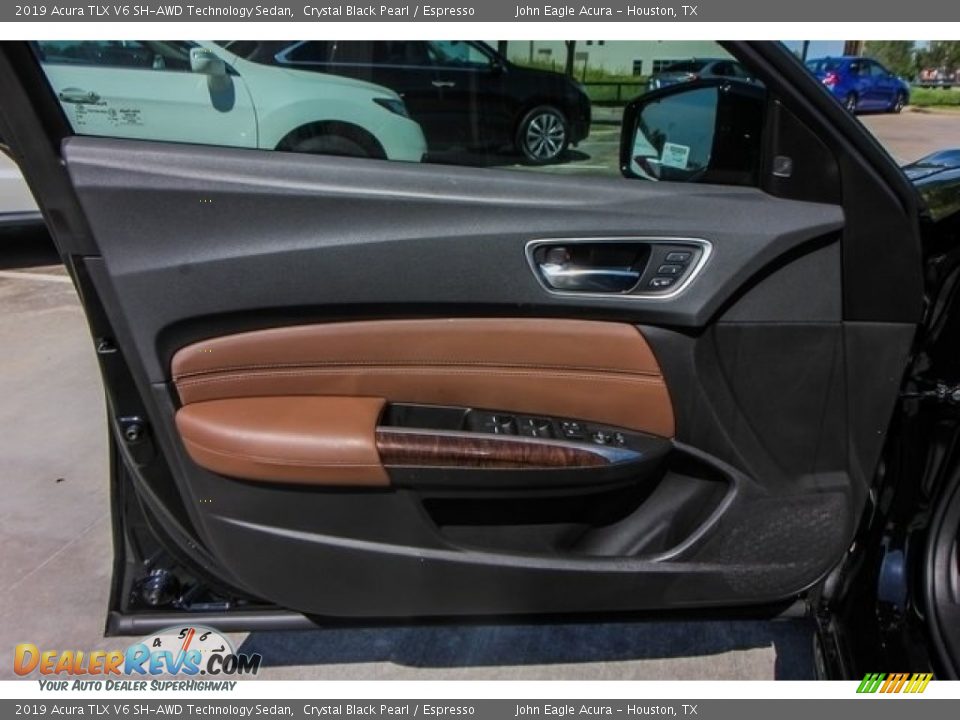 2019 Acura TLX V6 SH-AWD Technology Sedan Crystal Black Pearl / Espresso Photo #15