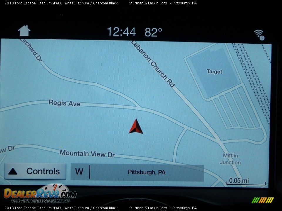 2018 Ford Escape Titanium 4WD White Platinum / Charcoal Black Photo #12