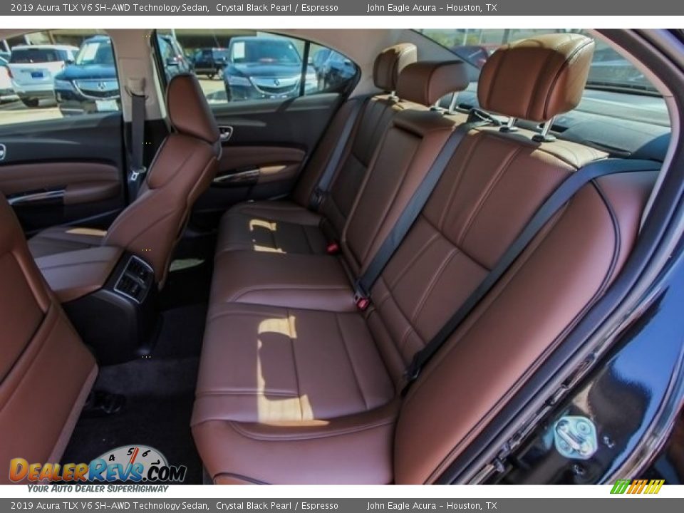 2019 Acura TLX V6 SH-AWD Technology Sedan Crystal Black Pearl / Espresso Photo #18