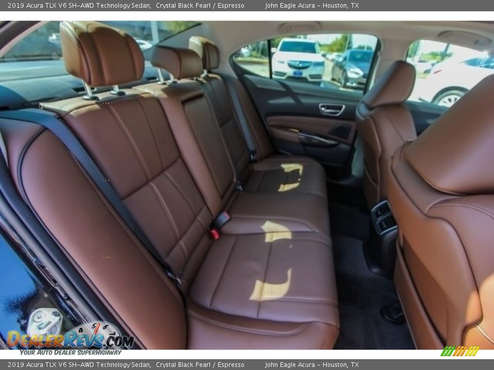 2019 Acura TLX V6 SH-AWD Technology Sedan Crystal Black Pearl / Espresso Photo #21