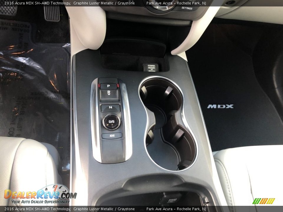 2016 Acura MDX SH-AWD Technology Graphite Luster Metallic / Graystone Photo #14