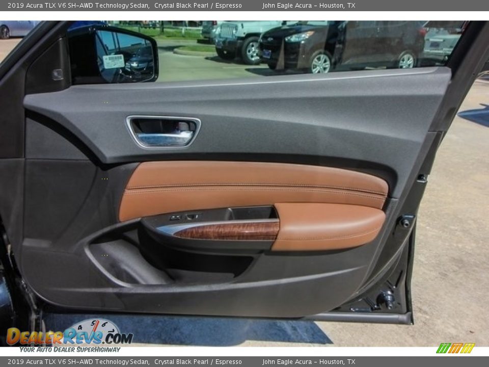 2019 Acura TLX V6 SH-AWD Technology Sedan Crystal Black Pearl / Espresso Photo #22