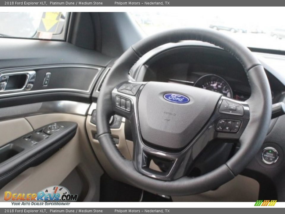 2018 Ford Explorer XLT Platinum Dune / Medium Stone Photo #27