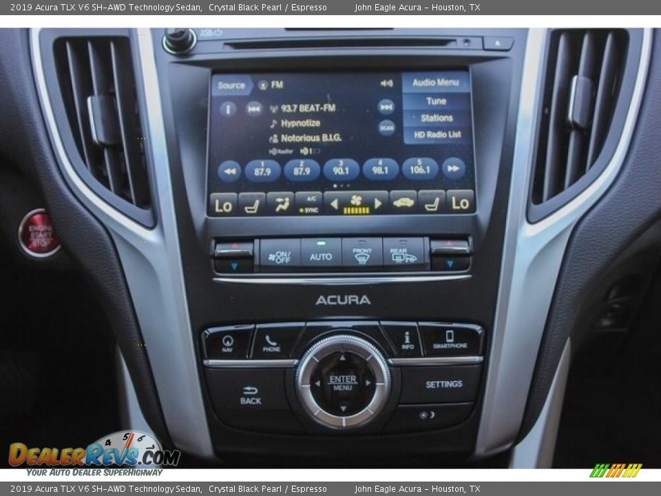 2019 Acura TLX V6 SH-AWD Technology Sedan Crystal Black Pearl / Espresso Photo #28
