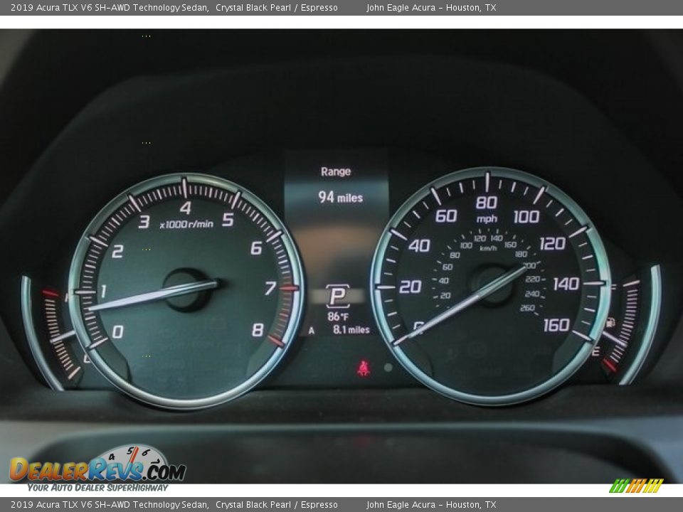 2019 Acura TLX V6 SH-AWD Technology Sedan Crystal Black Pearl / Espresso Photo #36