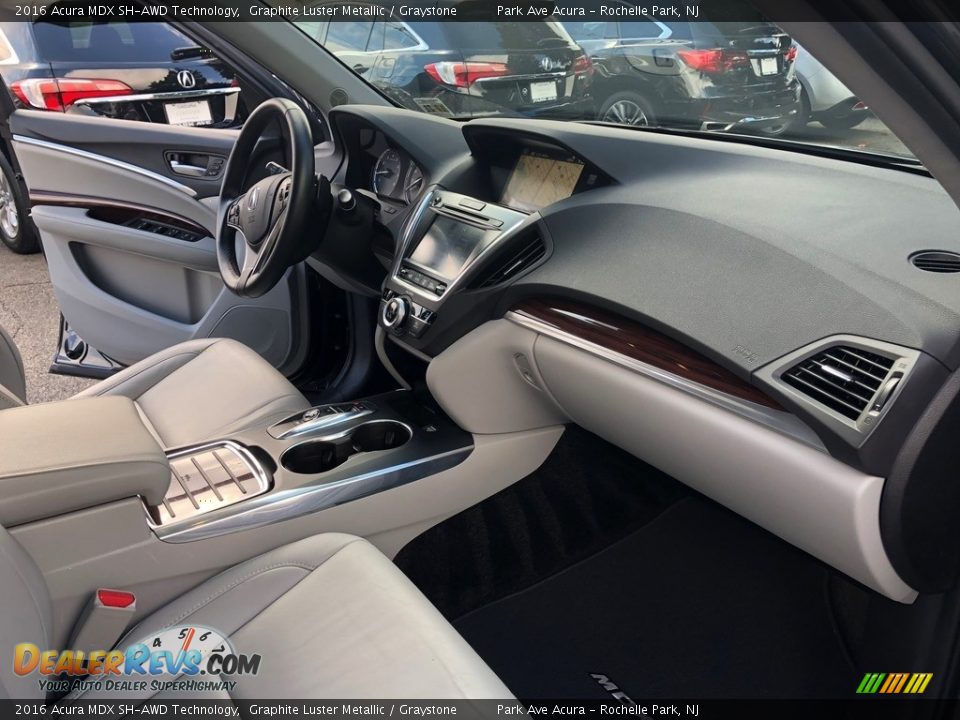 2016 Acura MDX SH-AWD Technology Graphite Luster Metallic / Graystone Photo #29