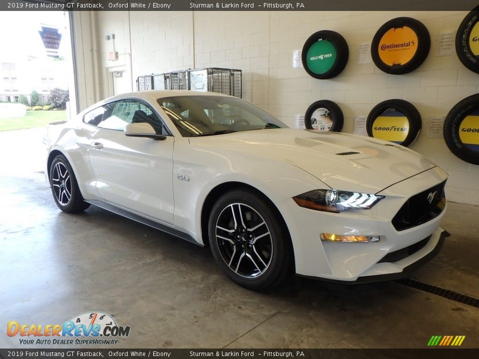 2019 Ford Mustang GT Fastback Oxford White / Ebony Photo #1