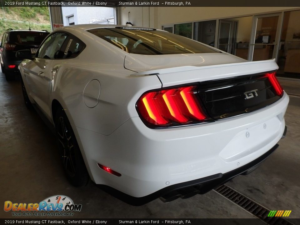 2019 Ford Mustang GT Fastback Oxford White / Ebony Photo #3