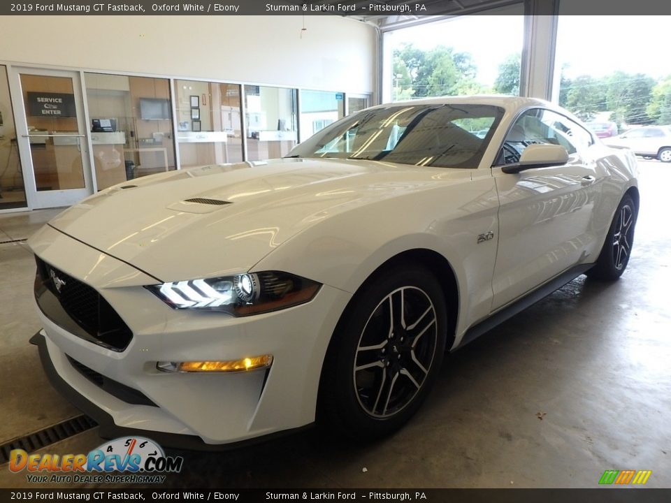 2019 Ford Mustang GT Fastback Oxford White / Ebony Photo #4