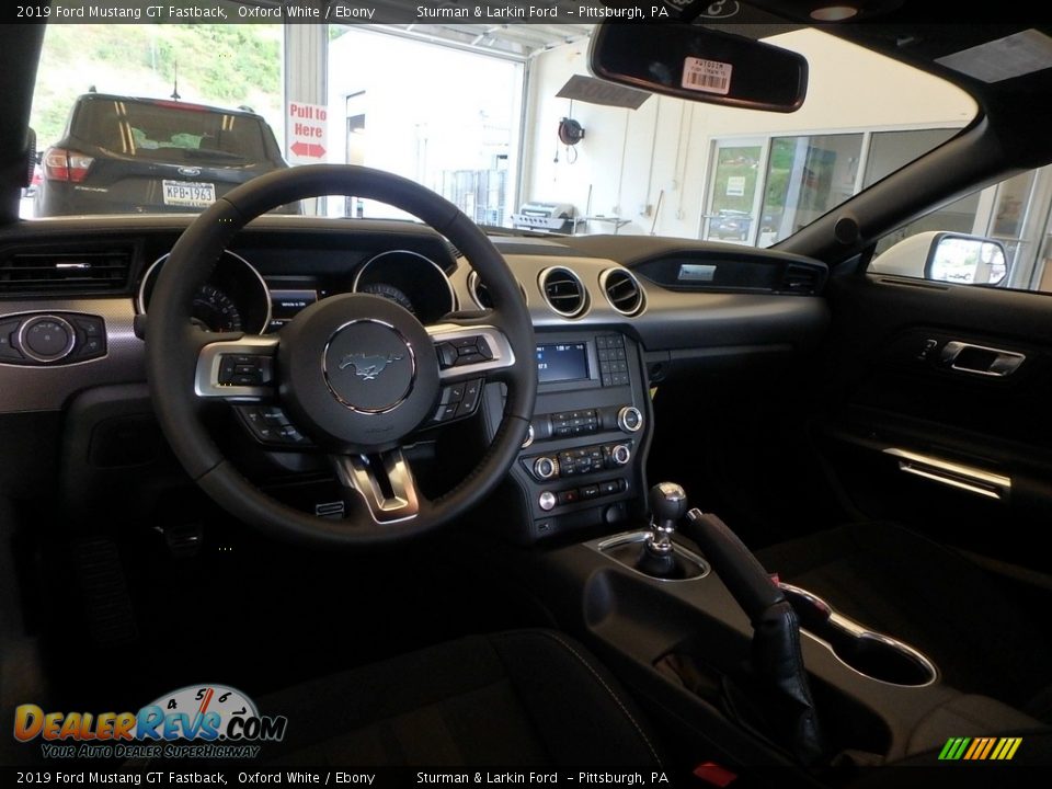 2019 Ford Mustang GT Fastback Oxford White / Ebony Photo #8