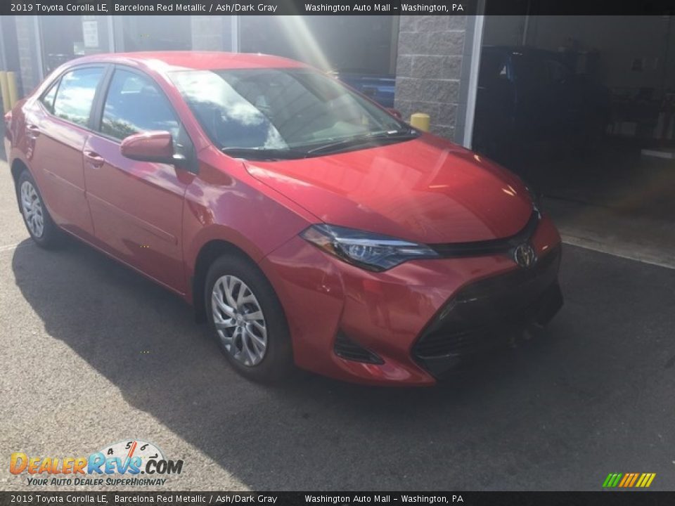 2019 Toyota Corolla LE Barcelona Red Metallic / Ash/Dark Gray Photo #1