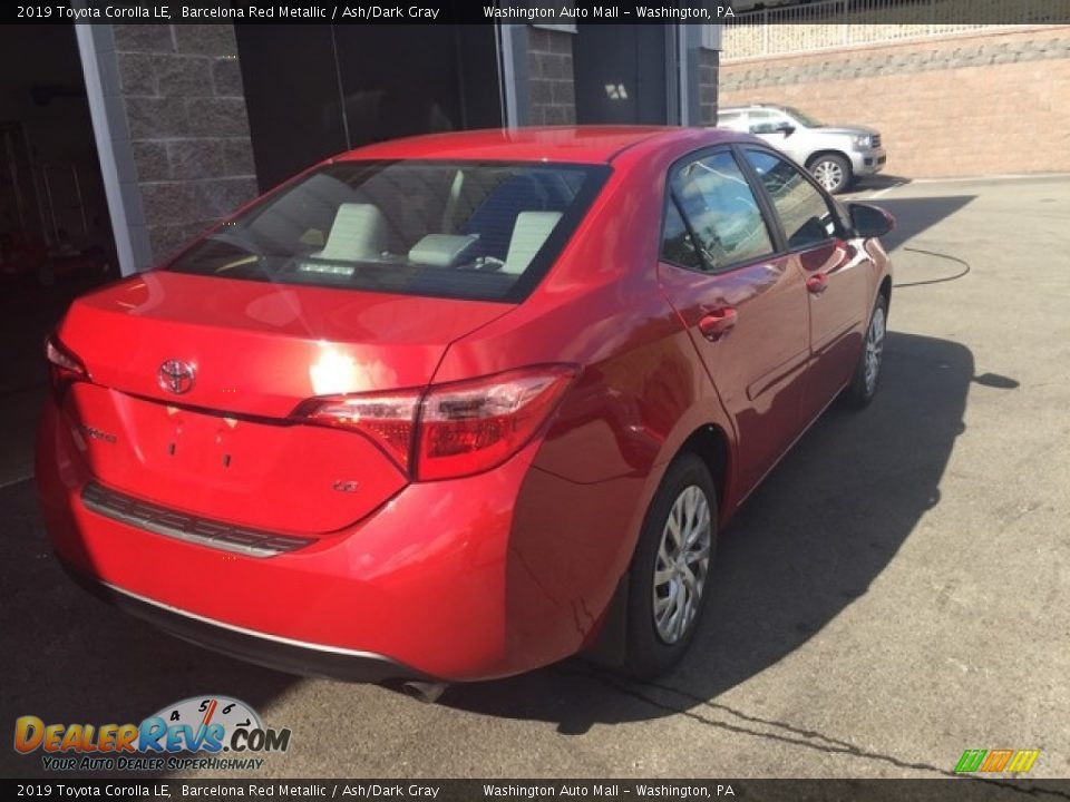 2019 Toyota Corolla LE Barcelona Red Metallic / Ash/Dark Gray Photo #3