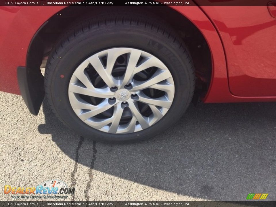 2019 Toyota Corolla LE Barcelona Red Metallic / Ash/Dark Gray Photo #6
