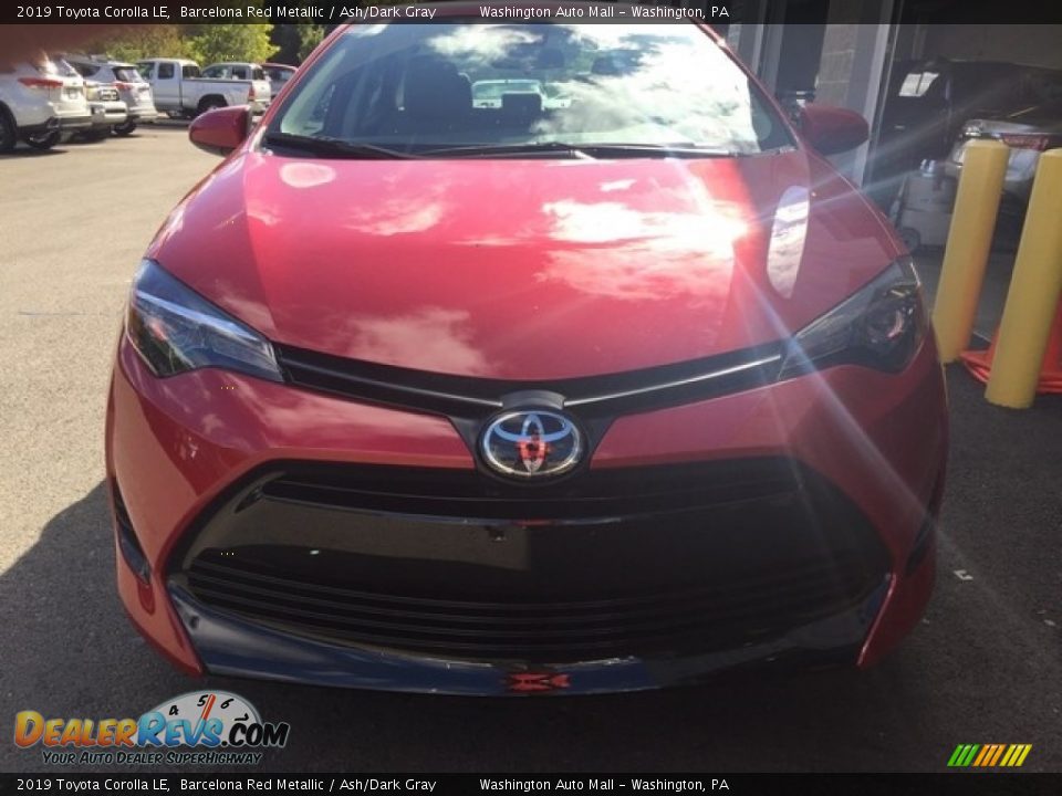 2019 Toyota Corolla LE Barcelona Red Metallic / Ash/Dark Gray Photo #7