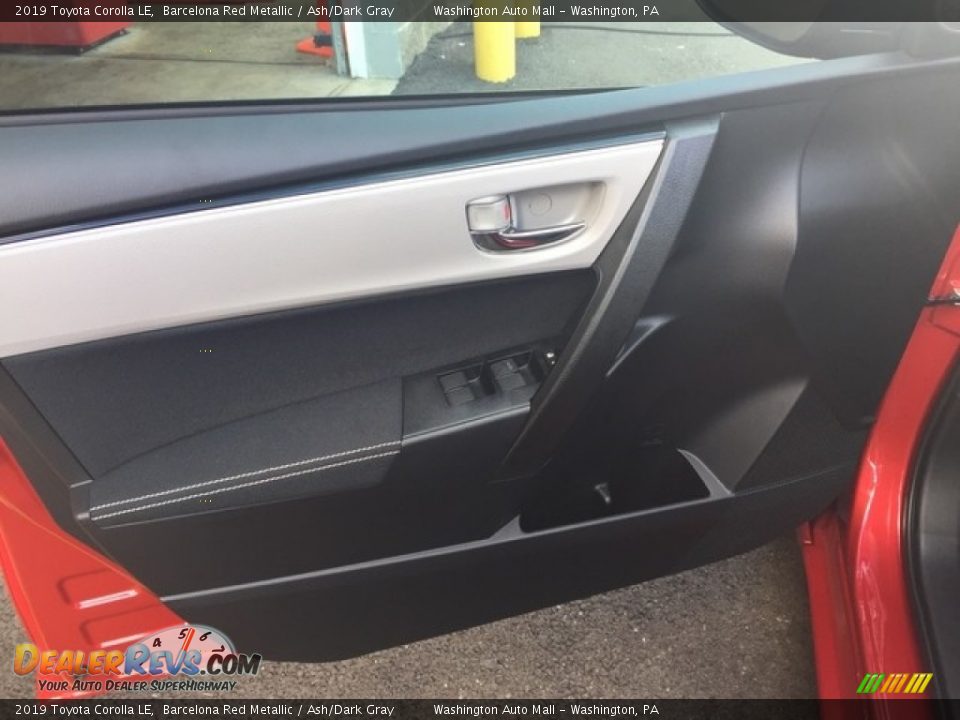 2019 Toyota Corolla LE Barcelona Red Metallic / Ash/Dark Gray Photo #9