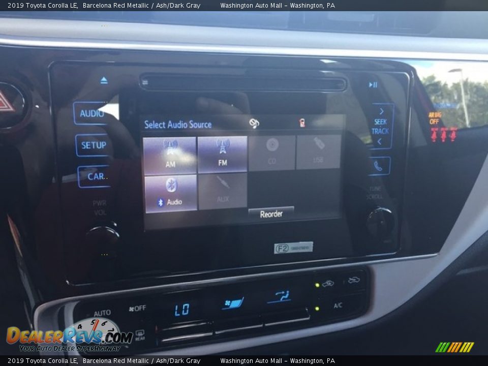 2019 Toyota Corolla LE Barcelona Red Metallic / Ash/Dark Gray Photo #16