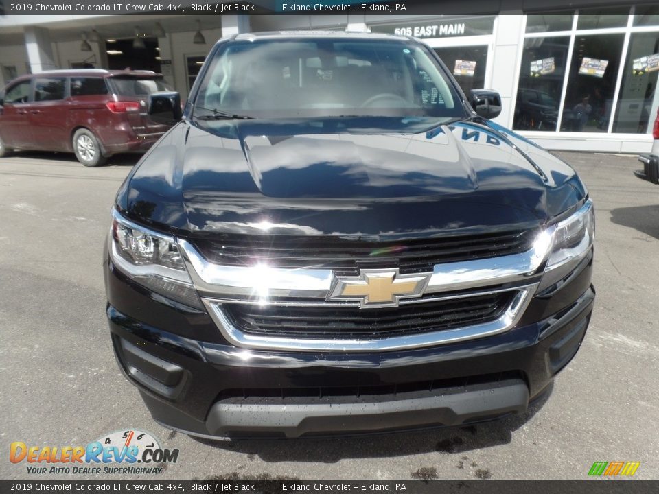 2019 Chevrolet Colorado LT Crew Cab 4x4 Black / Jet Black Photo #3