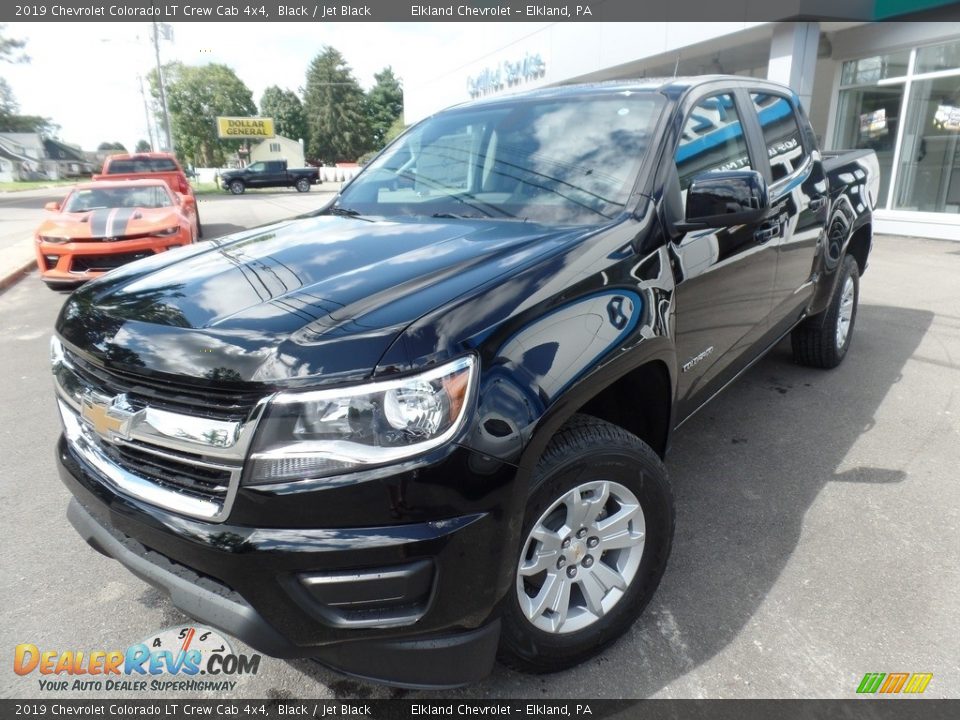 2019 Chevrolet Colorado LT Crew Cab 4x4 Black / Jet Black Photo #4