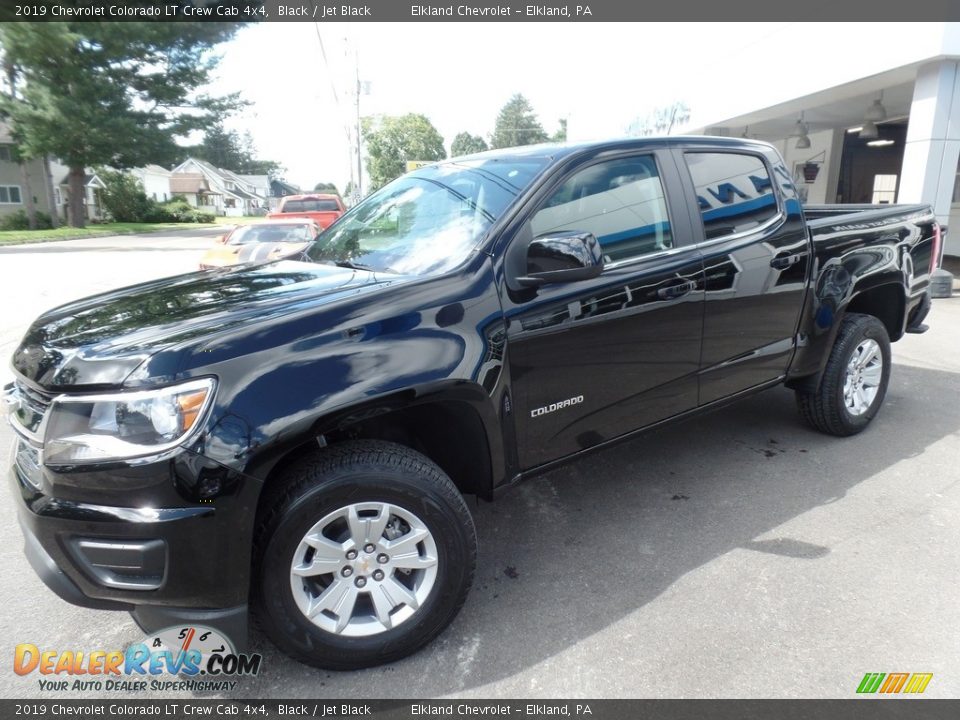2019 Chevrolet Colorado LT Crew Cab 4x4 Black / Jet Black Photo #5