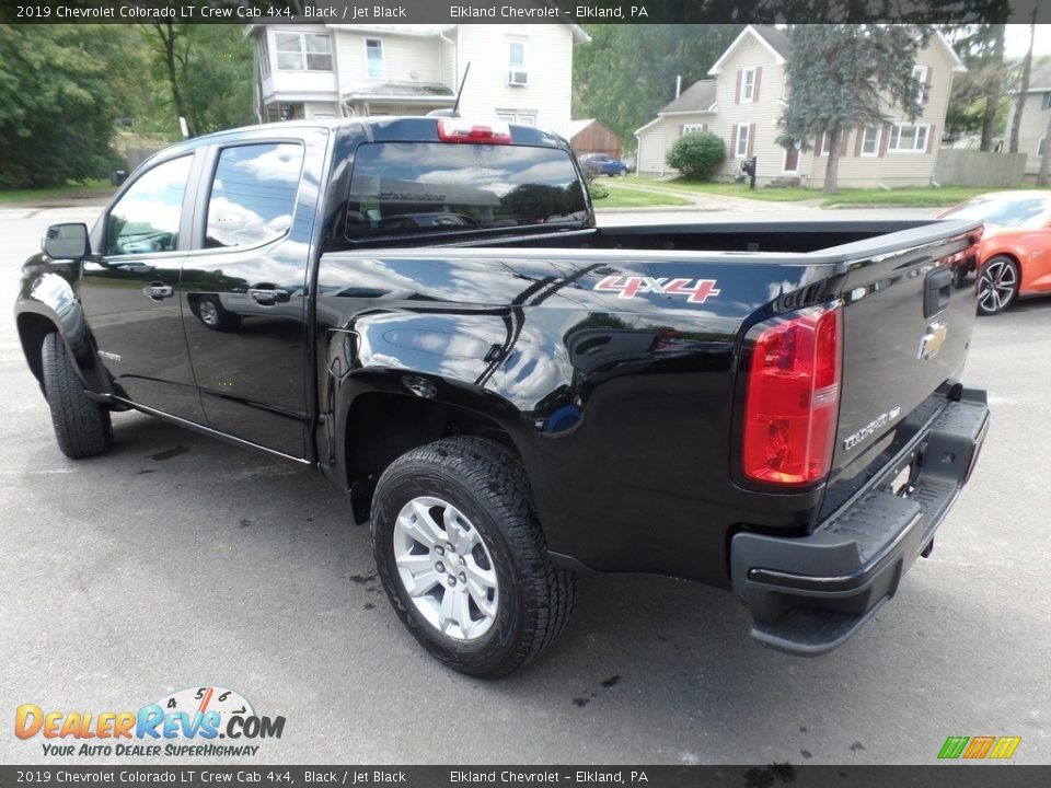 2019 Chevrolet Colorado LT Crew Cab 4x4 Black / Jet Black Photo #7