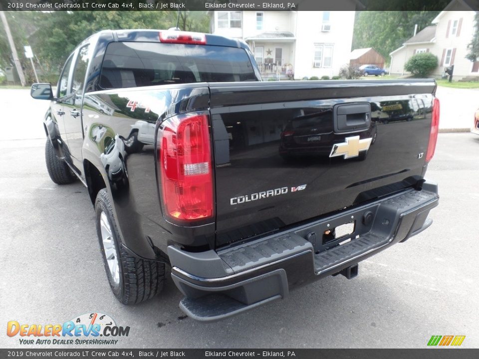 2019 Chevrolet Colorado LT Crew Cab 4x4 Black / Jet Black Photo #8