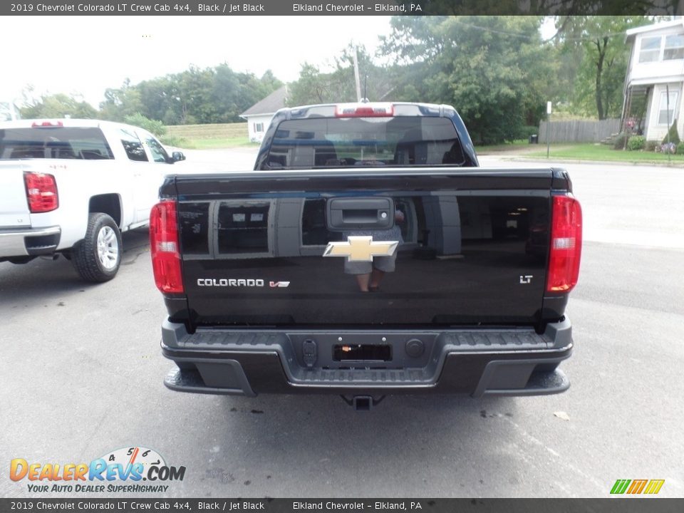 2019 Chevrolet Colorado LT Crew Cab 4x4 Black / Jet Black Photo #9