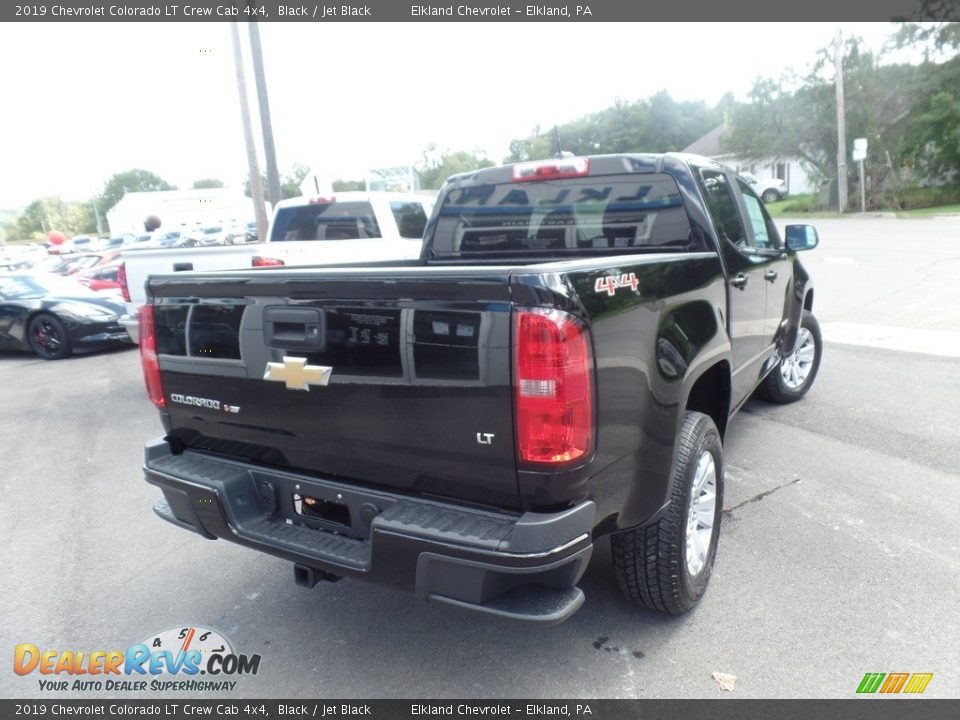 2019 Chevrolet Colorado LT Crew Cab 4x4 Black / Jet Black Photo #10