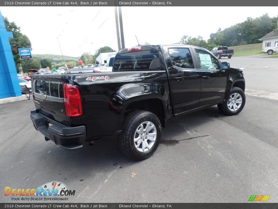 2019 Chevrolet Colorado LT Crew Cab 4x4 Black / Jet Black Photo #11