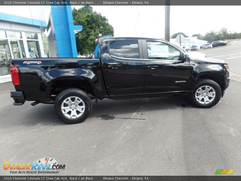 2019 Chevrolet Colorado LT Crew Cab 4x4 Black / Jet Black Photo #12