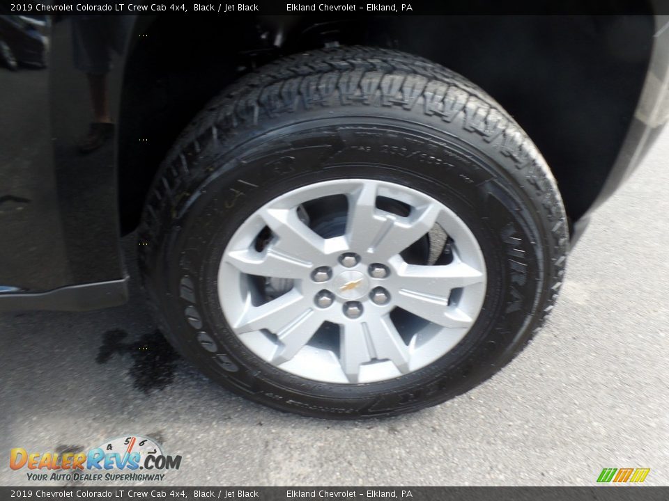 2019 Chevrolet Colorado LT Crew Cab 4x4 Black / Jet Black Photo #13