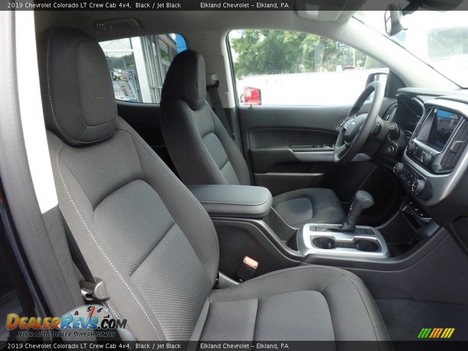 2019 Chevrolet Colorado LT Crew Cab 4x4 Black / Jet Black Photo #14