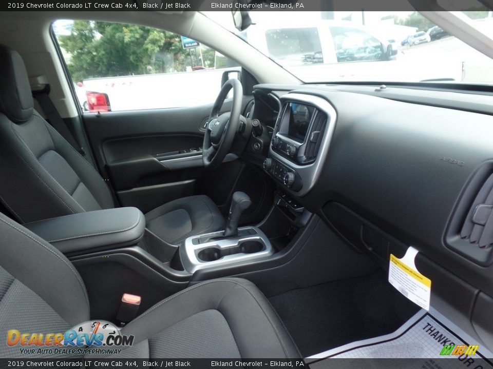 2019 Chevrolet Colorado LT Crew Cab 4x4 Black / Jet Black Photo #15