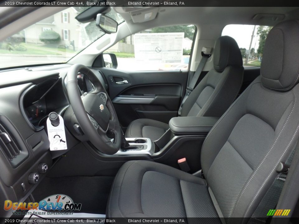 2019 Chevrolet Colorado LT Crew Cab 4x4 Black / Jet Black Photo #21