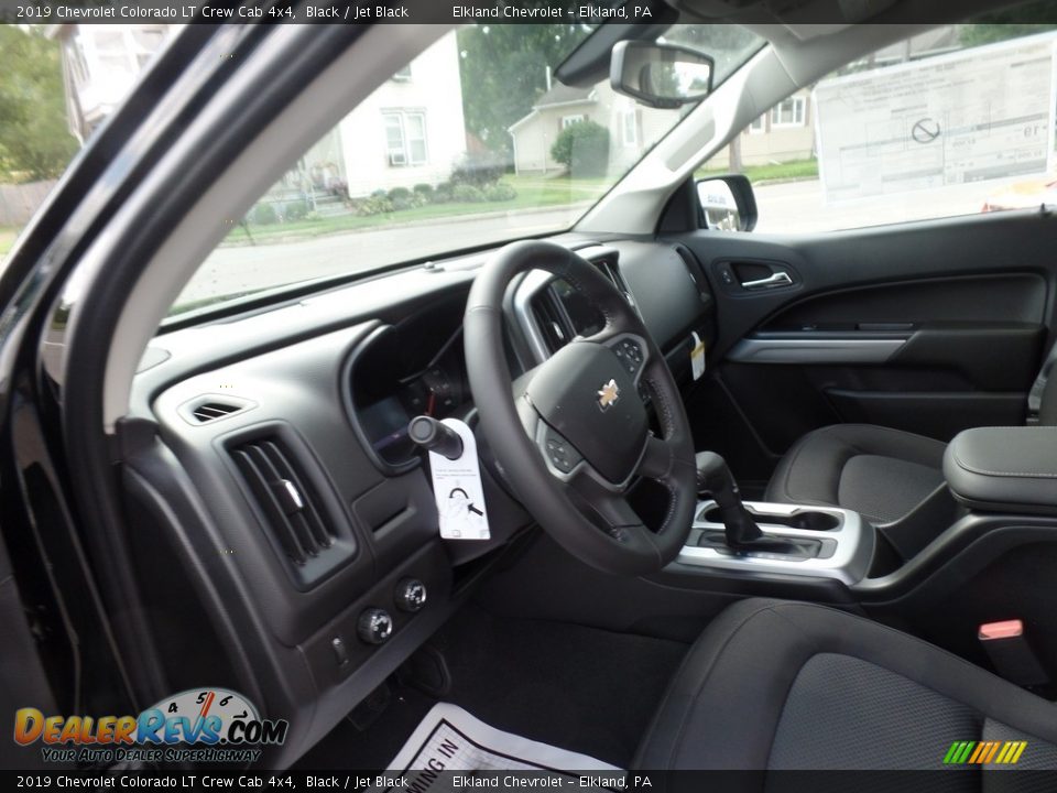 2019 Chevrolet Colorado LT Crew Cab 4x4 Black / Jet Black Photo #22