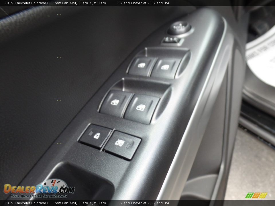 2019 Chevrolet Colorado LT Crew Cab 4x4 Black / Jet Black Photo #23